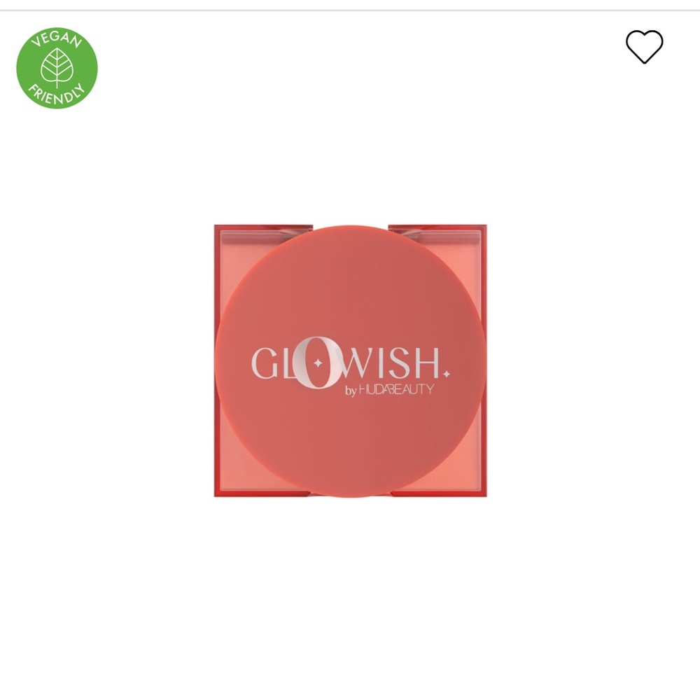 GloWish By Huda‎ Beauty Cheeky Vegan Blush Powder Sassy Saffron blush - Picture 2 of 2